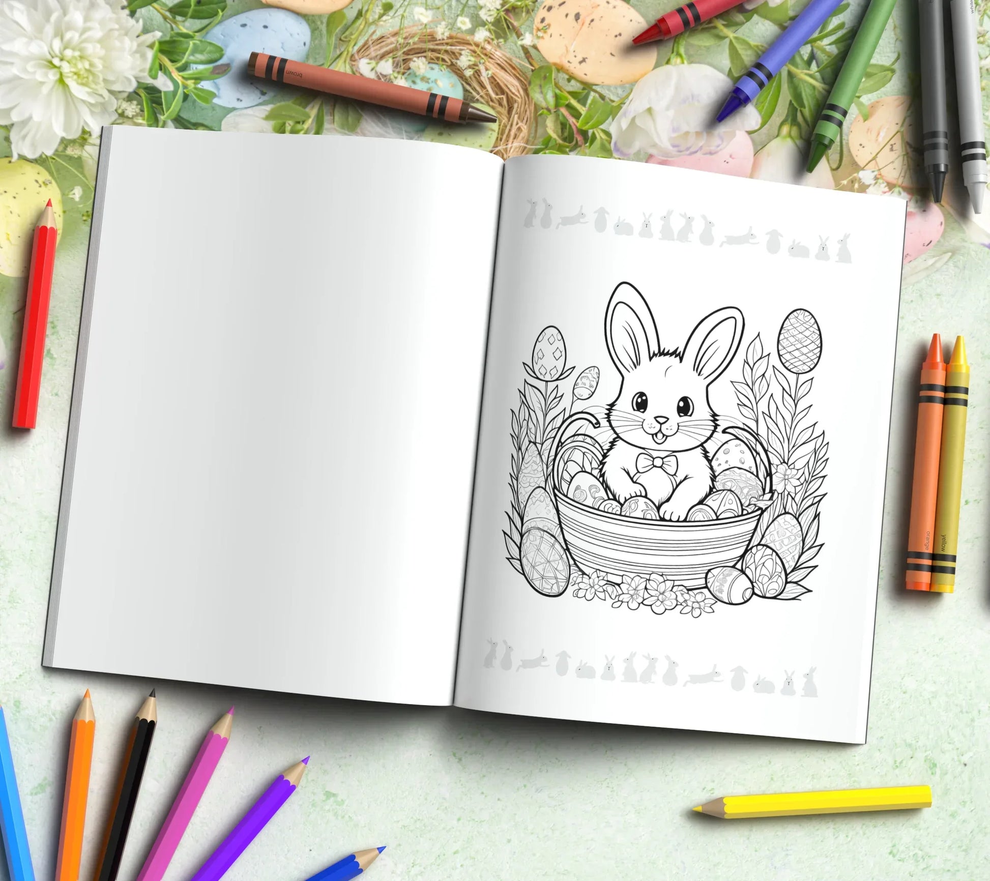 Shop our premium easter harmony coloring book a gentle coloring book for peace renewal springtime calm from MySisterIsASurvivor.