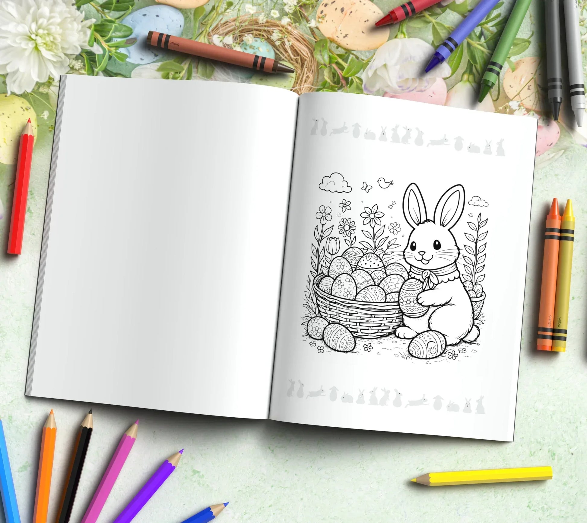 Shop our premium easter harmony coloring book a gentle coloring book for peace renewal springtime calm from MySisterIsASurvivor.