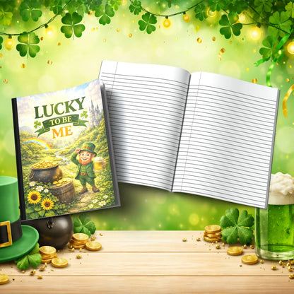 Shop our premium lucky to be me st patricks day journal from MySisterIsASurvivor.