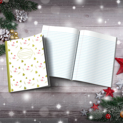 Self-Care Is the Best Gift Holiday Paperback Christmas Composition Notebook for wellness journaling and festive gifts
