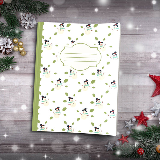 Find Peace This Christmas Mindful Paperback Christmas Composition Notebook for journaling and holiday reflection
