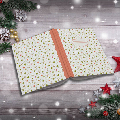 Christmas Trees, Ornaments & Reindeer Paperback Christmas Composition Notebook for holiday journaling and festive writing