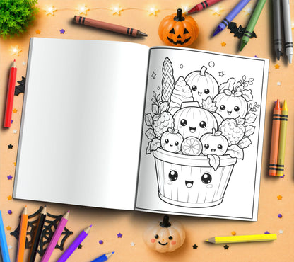 Trick-or-Treat Sweet Treats Halloween Coloring Book