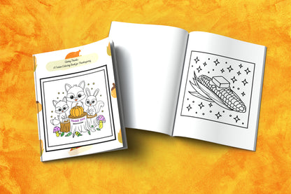Giving Thanks Thanksgiving Affirmations Coloring Book: Mindfulness, and Relaxation, Fall-Themed Family Activity and Holiday Gift