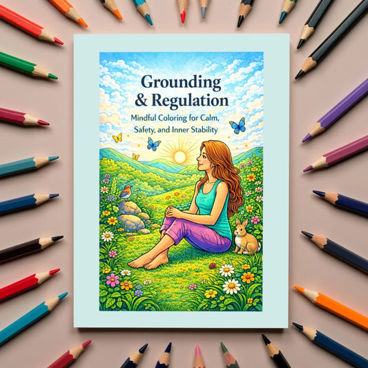 Shop our grounding regulation mindful coloring book featuring the Default Title style option from MySisterIsASurvivor.