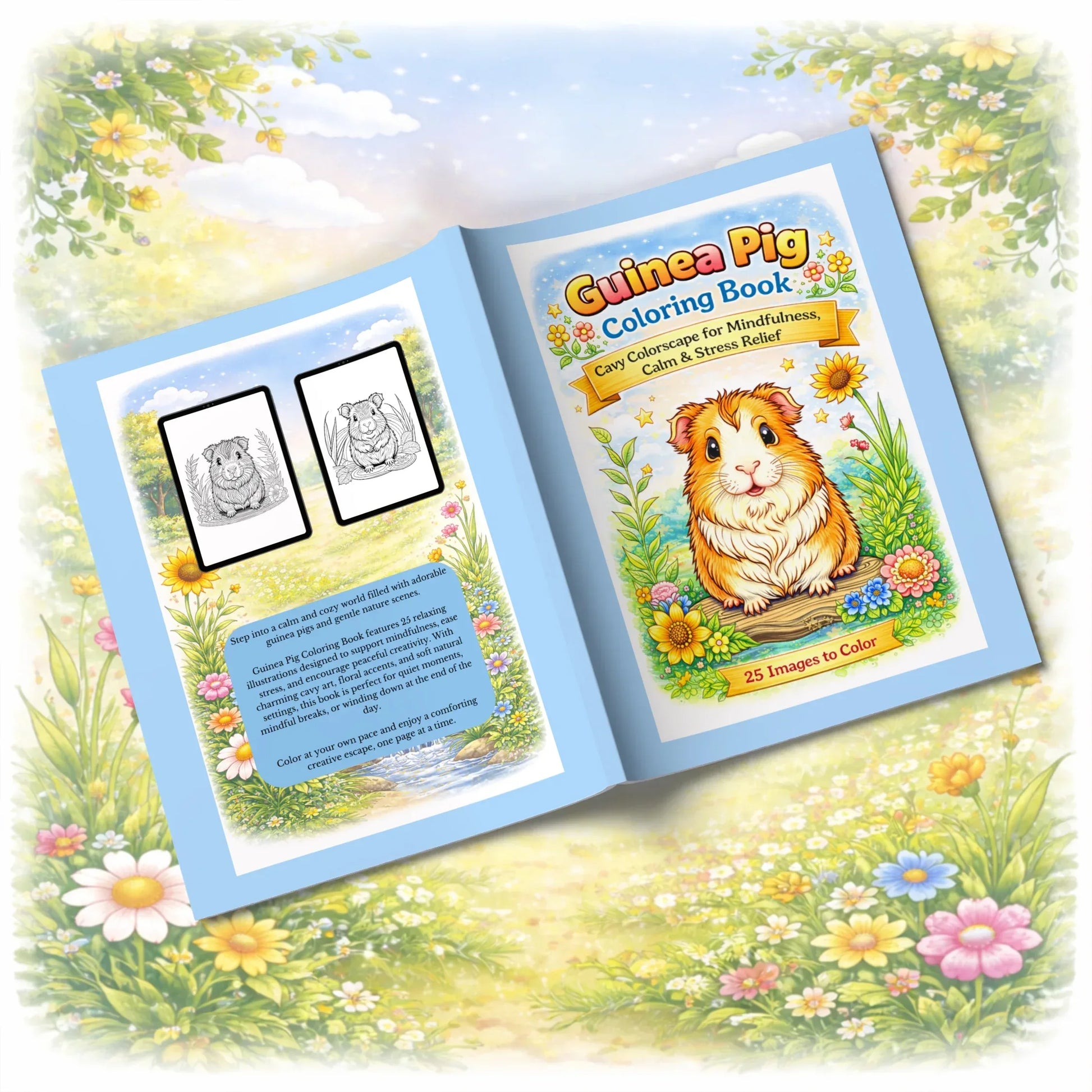 Shop our premium cavy colorscape a therapeutic tapestry of guinea pig joy from MySisterIsASurvivor.