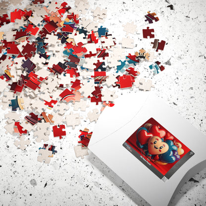 Happy Thoughts Harmony: Valentine's Day Puzzle for Warmth, Happiness, and Healing