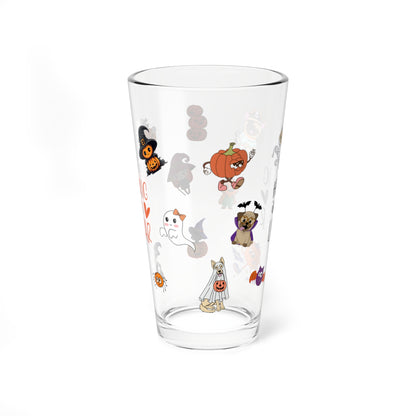 Healing is Not Linear, Halloween Pint Glass, 16oz - Perfect for Positive Sips & Fall Fun