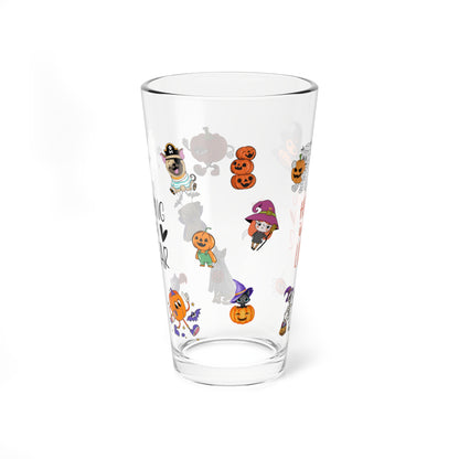 Healing is Not Linear, Halloween Pint Glass, 16oz - Perfect for Positive Sips & Fall Fun