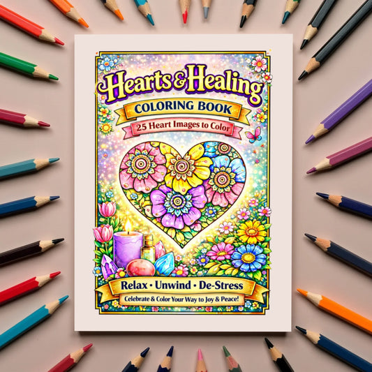 Shop our hearts healing coloring book featuring the Default Title style option from MySisterIsASurvivor.