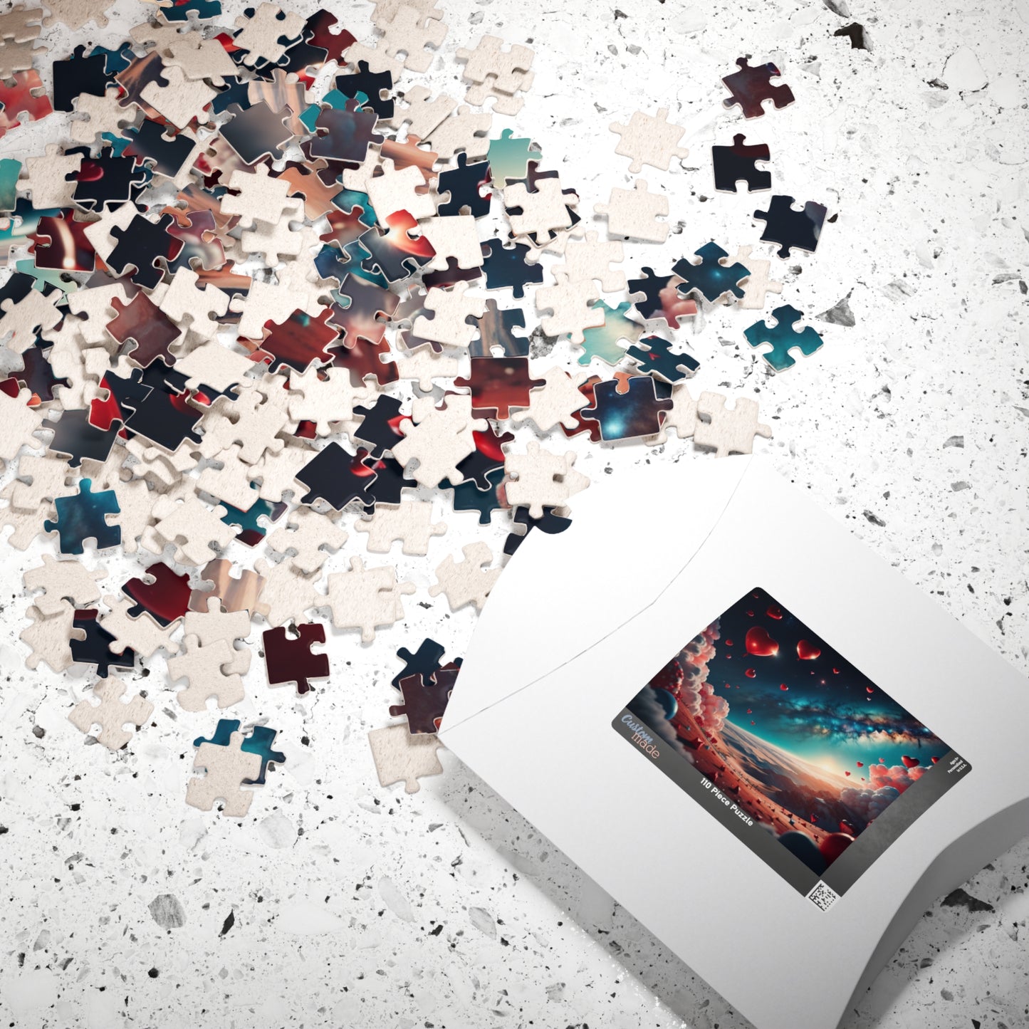 Hearts and Clouds Cascade: Valentine's Day Puzzle for Wonder, Expansion, and Healing