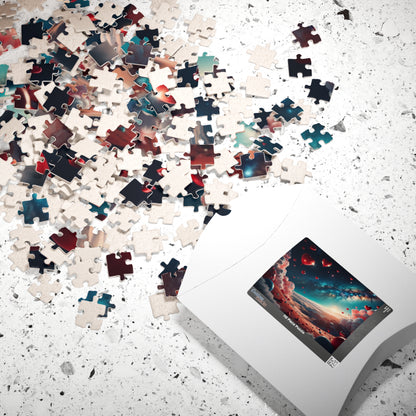 Hearts and Clouds Cascade: Valentine's Day Puzzle for Wonder, Expansion, and Healing