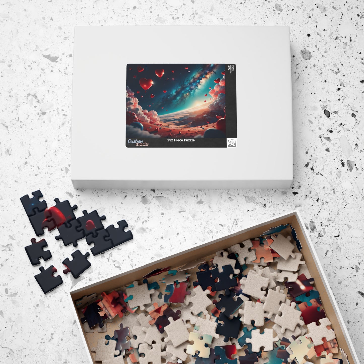 Hearts and Clouds Cascade: Valentine's Day Puzzle for Wonder, Expansion, and Healing