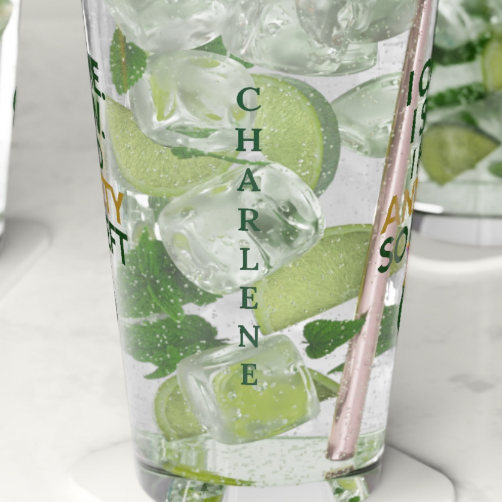 I Came. I Saw. I Had Anxiety So I Left: Personalized St. Patrick's Day Pint Glass - Customizable Name for Happiness and Positivity