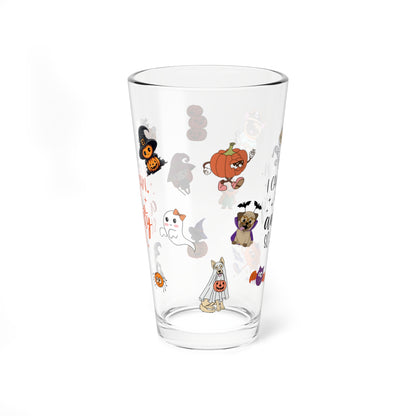 I Came. I Saw. I Had Anxiety So I Left, Halloween Pint Glass, 16oz - Perfect for Positive Sips & Fall Fun