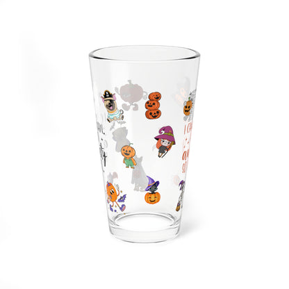 I Came. I Saw. I Had Anxiety So I Left, Halloween Pint Glass, 16oz - Perfect for Positive Sips & Fall Fun
