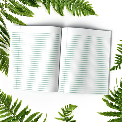 Eagle stained glass zoo animals paperback composition notebook journal for inspiration, writing, and reflection