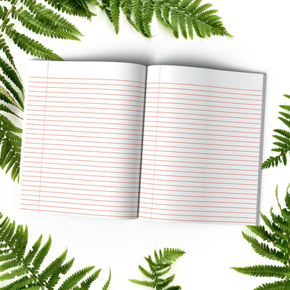 Deer stained glass zoo animals paperback composition notebook journal for mindfulness, journaling, and notes