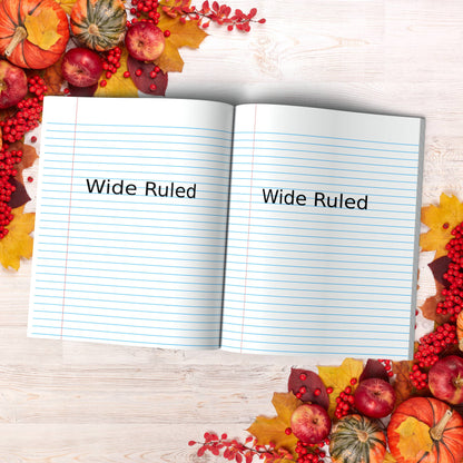 Grateful For Small Steps paperback composition notebook for gratitude journaling and reflection.