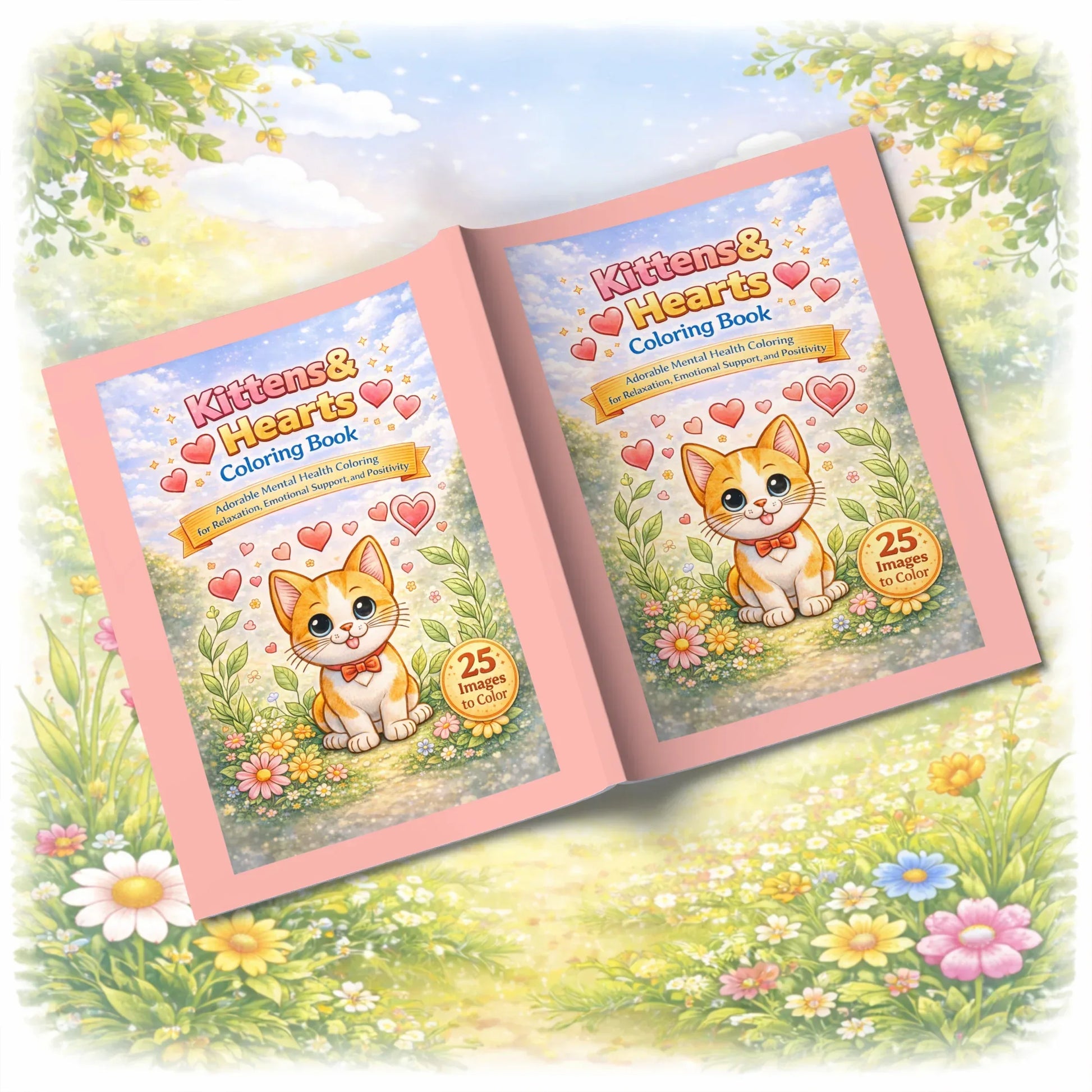 Shop our premium kitten comfort coloring for a happy heart and mind from MySisterIsASurvivor.