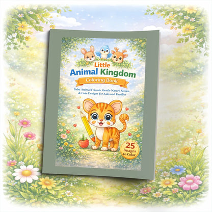 Shop our premium little animal kingdom a journey of baby animals to color from MySisterIsASurvivor.