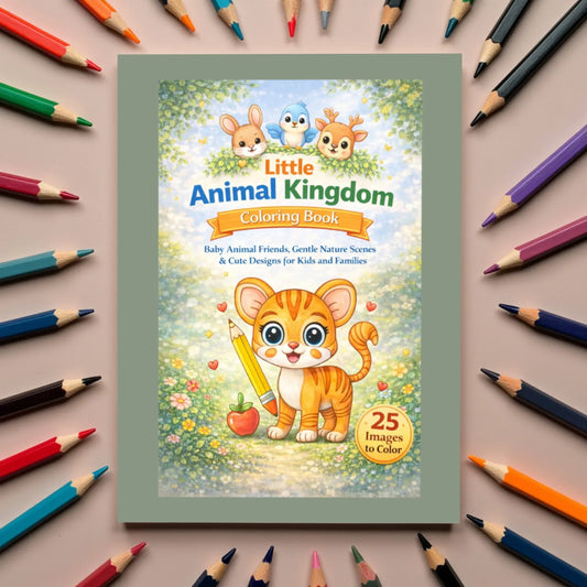Shop our little animal kingdom a journey of baby animals to color featuring the Default Title style option from MySisterIsASurvivor.