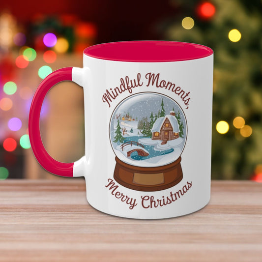 Mindful Moments, Merry Christmas - Colorful Christmas Mugs, 11oz
