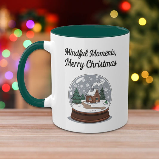 Mindful Moments, Merry Christmas - Colorful Christmas Mugs, 11oz