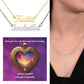 Mom, your love is the heart and soul of our family, and I am so grateful to have you as my mother - Custom Name Necklace + Heart for Connection, Gratitude & Love