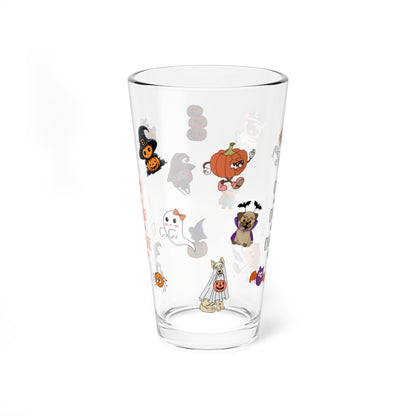 One Day At A Time One Hour At A Time One Minute At A Time, Halloween Pint Glass, 16oz - Perfect for Positive Sips & Fall Fun