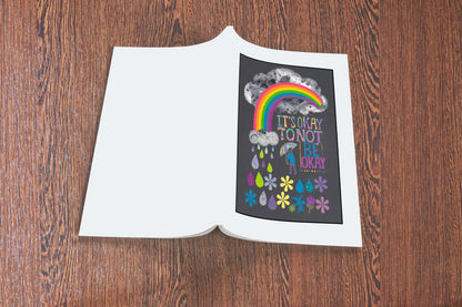 It's Okay To Not Be Okay Composition Notebook for Journaling, Therapy, Self-Care, Anxiety, Mindfulness, Affirmations & Wellness Writing
