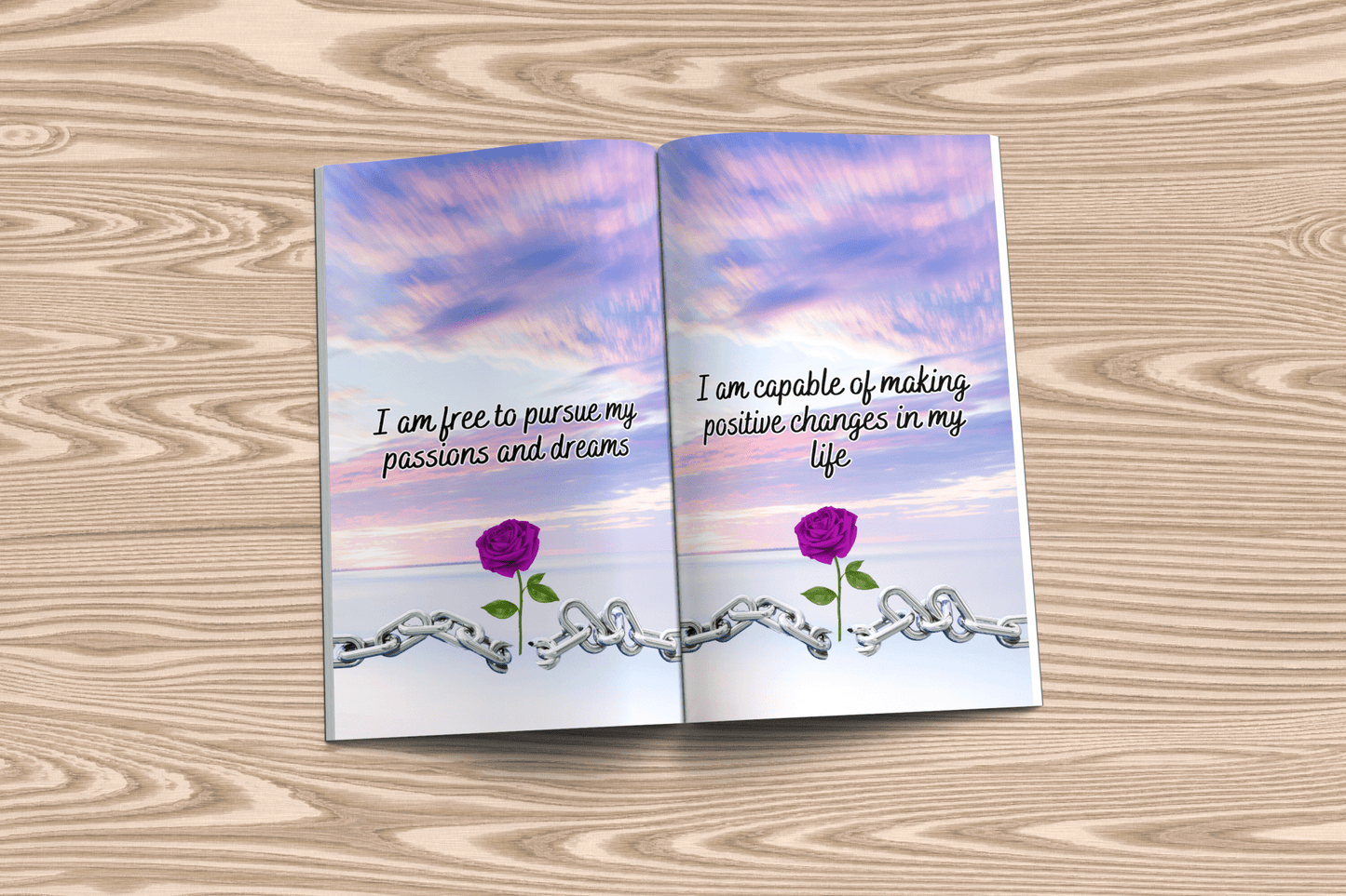 Affirmation Book - Unbroken: 5 x 8 in. Paperback, 52 pages - 50 Inspiring Affirmations