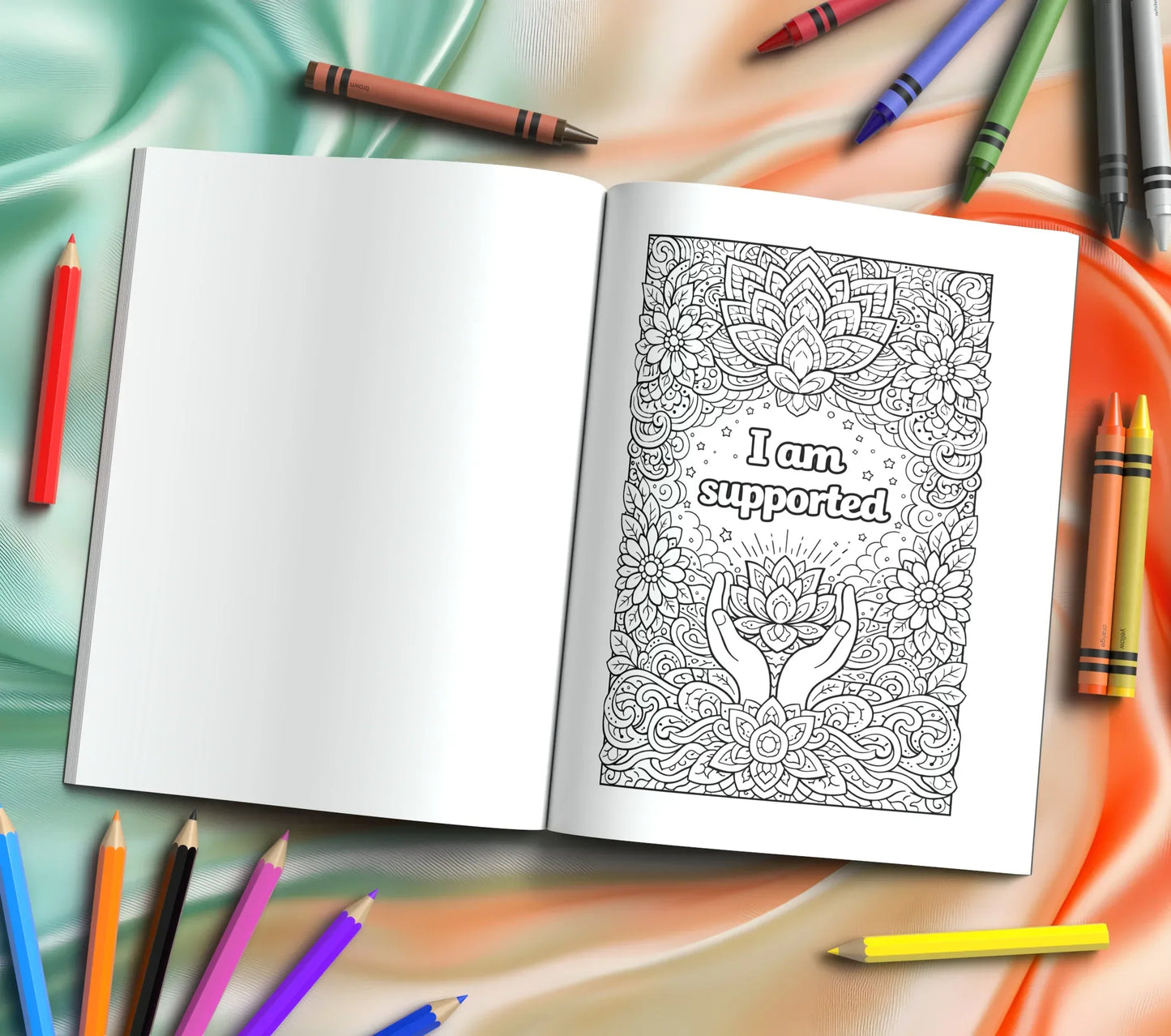 Shop our premium ptsd trauma healing coloring book from MySisterIsASurvivor.