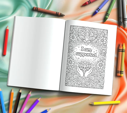 Shop our premium ptsd trauma healing coloring book from MySisterIsASurvivor.