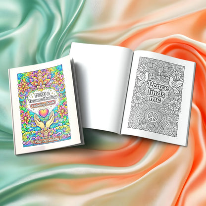 Shop our premium ptsd trauma healing coloring book from MySisterIsASurvivor.