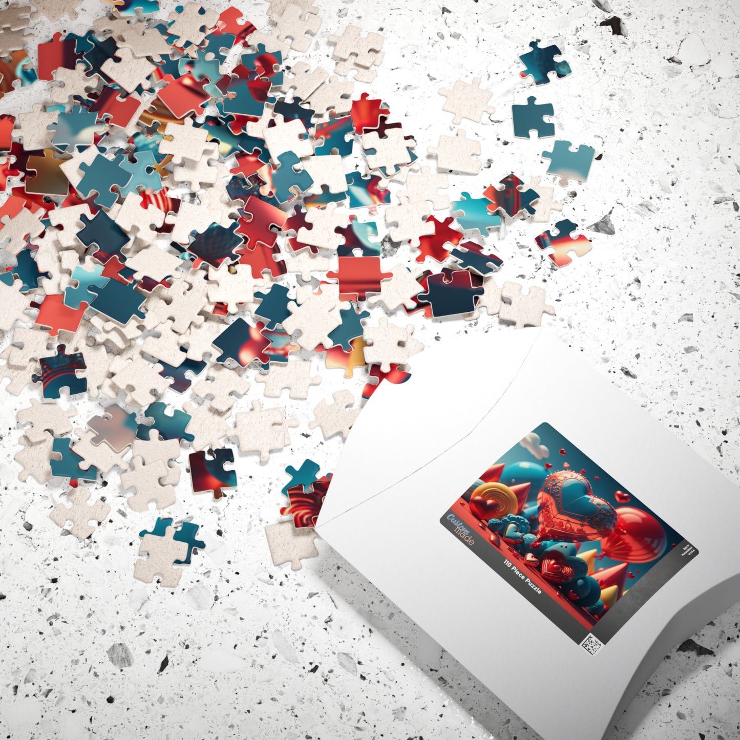 Radiant Heartland: Valentine's Day Puzzle for Color, Joy, and Healing