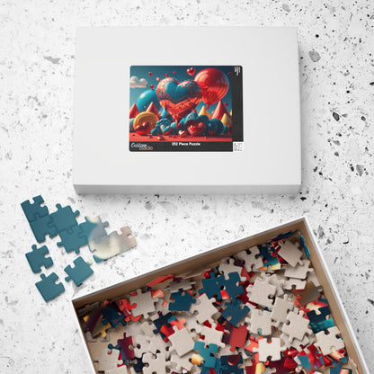 Radiant Heartland: Valentine's Day Puzzle for Color, Joy, and Healing