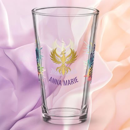 Be the Reason Someone Feels Safe Today pint glass, inspiring survivor quote, encouragement awareness gift