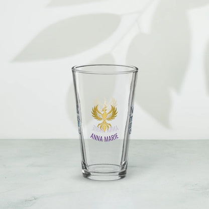 Shop our premium rise reclaim pint glass not all bruises from MySisterIsASurvivor.