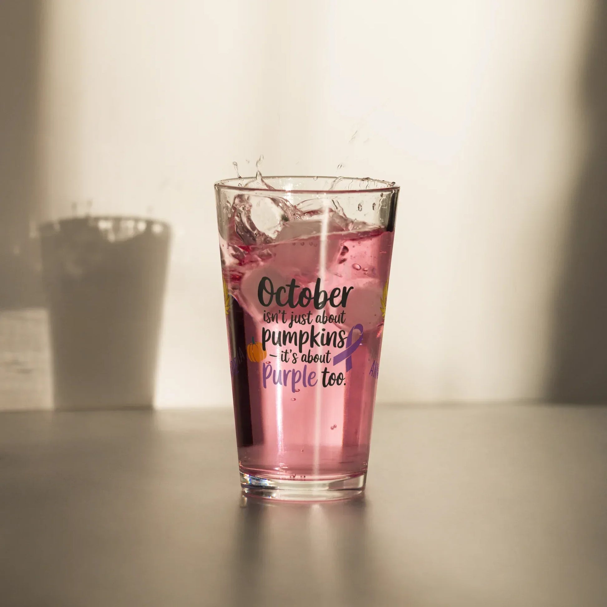 Shop our premium rise reclaim pint glass october isnt just from MySisterIsASurvivor.