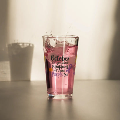 Shop our premium rise reclaim pint glass october isnt just from MySisterIsASurvivor.