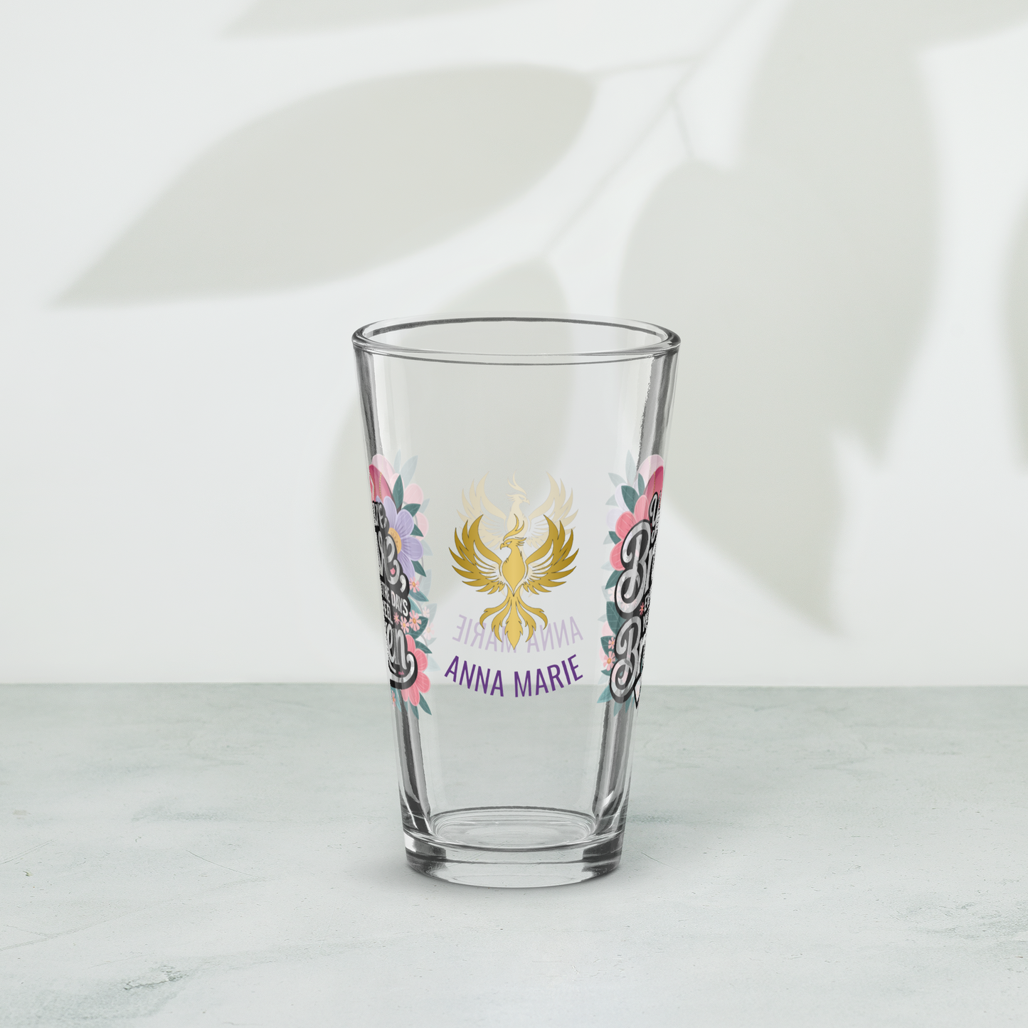 You Are Brave Even on the Days You Feel Broken pint glass, empowering survivor gift, trauma awareness