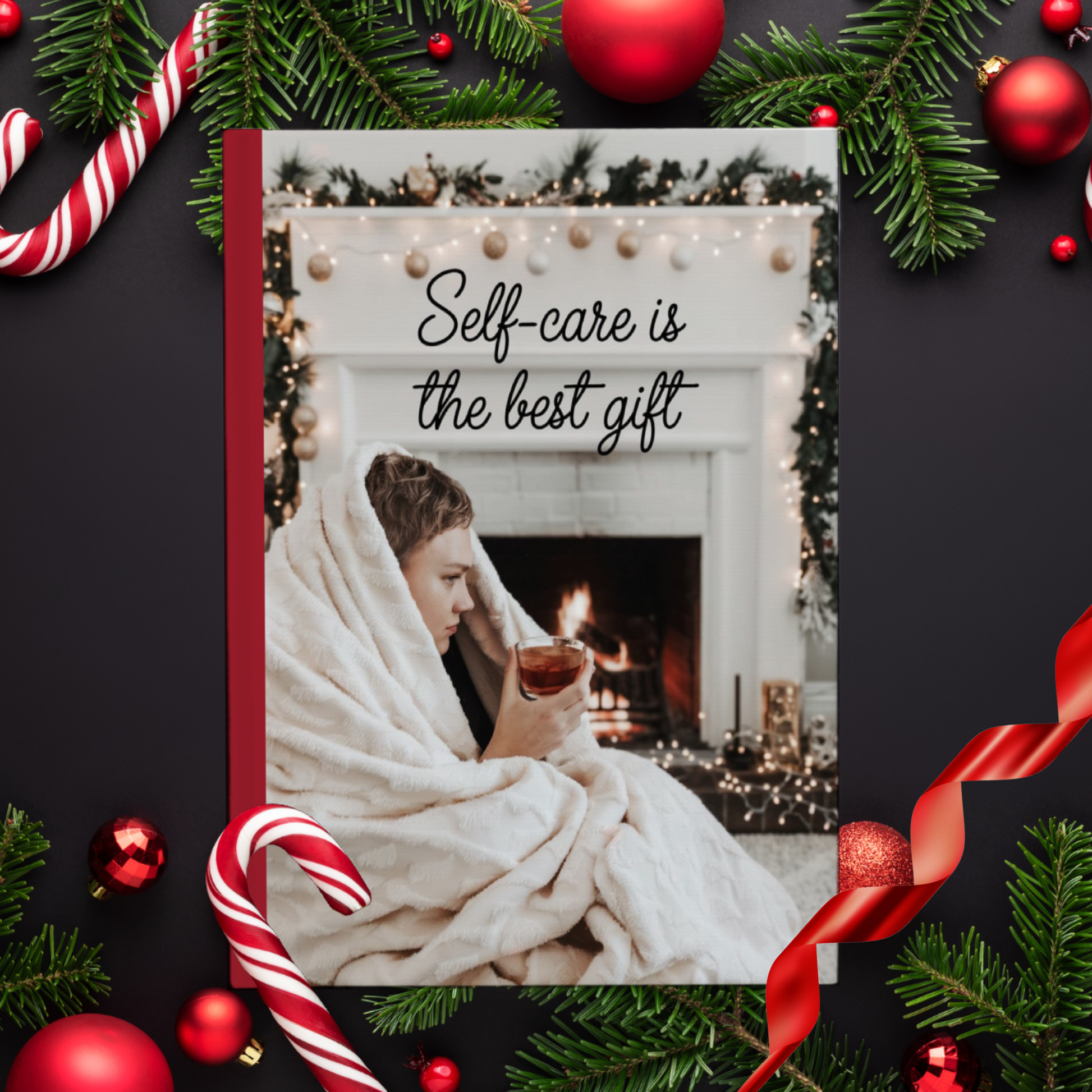 Self-care Is The Best Gift - Christmas Composition Notebook