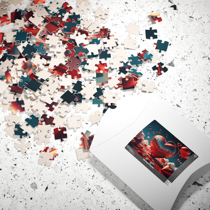 Serene Love Skies: Valentine's Day Puzzle for Mystery, Depth, and Healing
