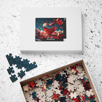 Serene Love Skies: Valentine's Day Puzzle for Mystery, Depth, and Healing