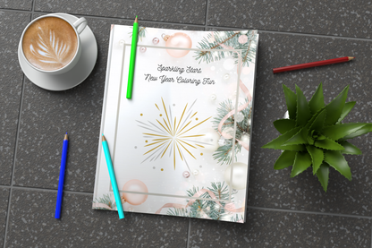 Sparkling Start: New Year Coloring for Mental Wellness