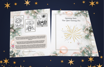 Sparkling Start: New Year Coloring for Mental Wellness