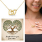 Strength and Love Grow From Within: Interlocking Hearts Necklace - Mental Health Gift, Self-Love, Anxiety, PTSD Support