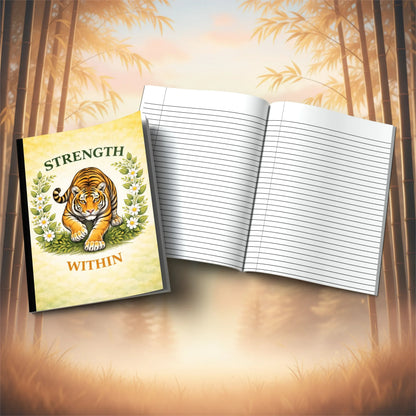 Shop our premium strength within tiger composition notebook from MySisterIsASurvivor.
