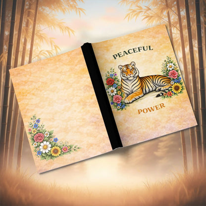 Shop our premium peaceful power tiger composition notebook from MySisterIsASurvivor.